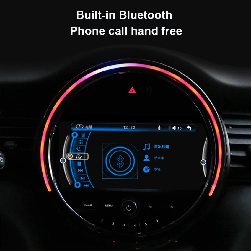 Excellent Car radio Android multimedia player For BMW Mini Cooper 2007~2016 Car touch screen GPS Navigation Support Carplay Bluetooth 5