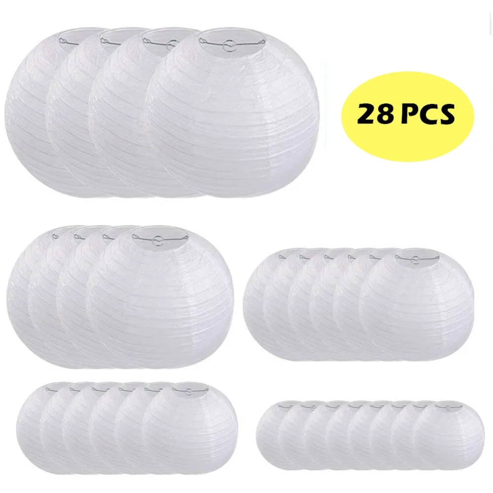 white paper larterns