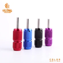 4 цвета 22 мм Профессиональный алюминиевый сплав захват машины татуировки из нержавеющей стали иглы с трубчатым стержнем для тату аксессуары