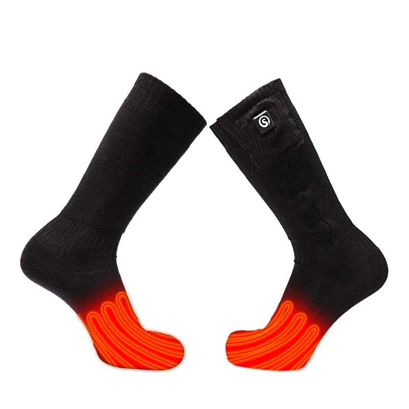 Спаситель нагревания батареи носки теплые носки для верховой езды гоночные носки для спорта на открытом воздухе Зимние хлопковые теплые