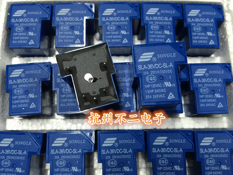 1pcs New Songle Relay SLA-36VDC-SL-A 30A 250VAC