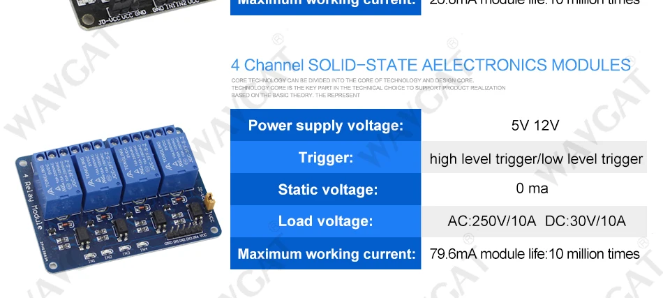 WAVGAT 5V 12V 1 2 4 6 8 канальный релейный модуль с оптроном. Релейный выход 1 2 4 6 8 способ релейный модуль для arduino