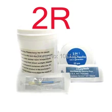 50x 2R макияж, иглы, Перманентная Татуировка макияжа бровей, губ и 2-зубец игла стерилизованная DN02