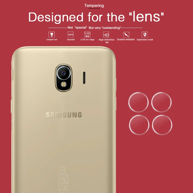 HD Задняя камера Объектив Закаленное стекло пленка для Samsung Galaxy J5 J2 Pro J1 Mini Prime J4 2018 J6