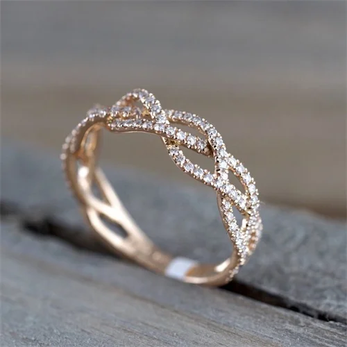 IPARAM, модное роскошное серебряное циркониевое кольцо в виде короны, Женское Обручальное кольцо, AAA циркониевое хрустальное кольцо, романтическое ювелирное изделие - Цвет основного камня: ZL0000150