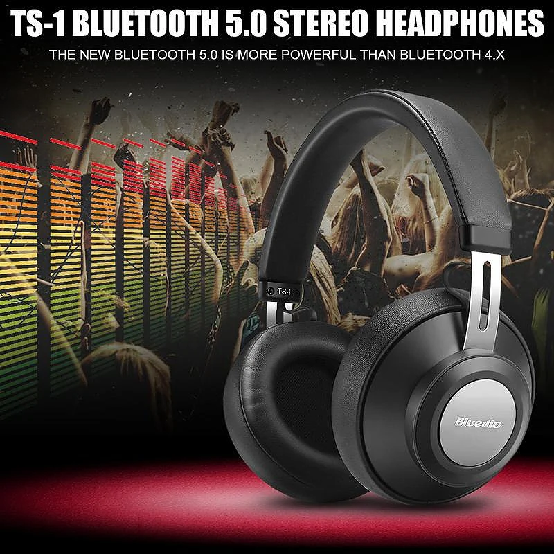 Bluedio Ts-1 Bluetooth 5,0 музыкальные наушники стерео игровая гарнитура стерео наушники