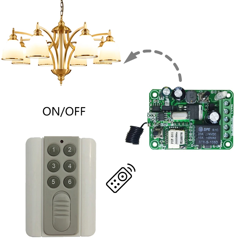Universal wireless smart wifi switch 3G 4G wireless remote control controller smart light switch for IOS Android smart home
