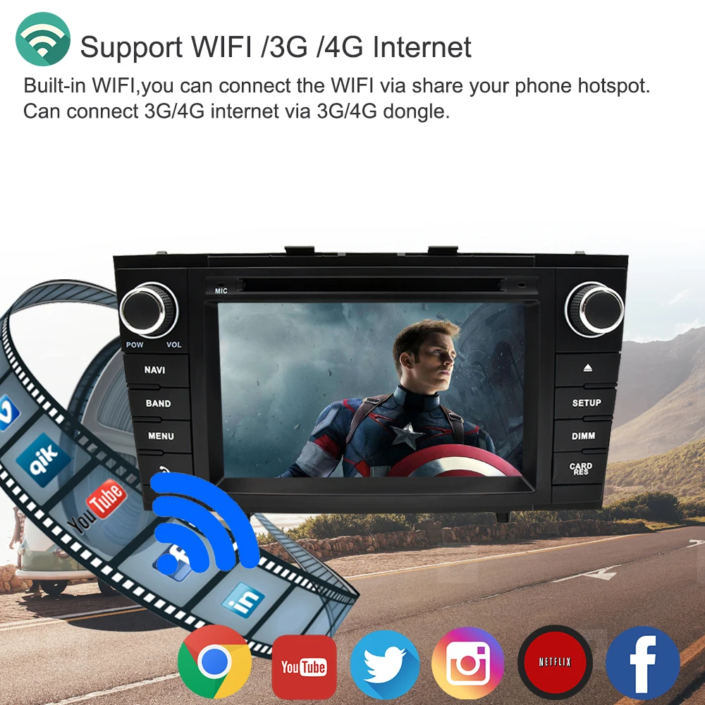 Discount Support Apple Carplay Android 8.0 Car Radio DVD GPS Multimedia Player For Toyota Avensis T27 2009-2015 Auto Navigation Stereo 5