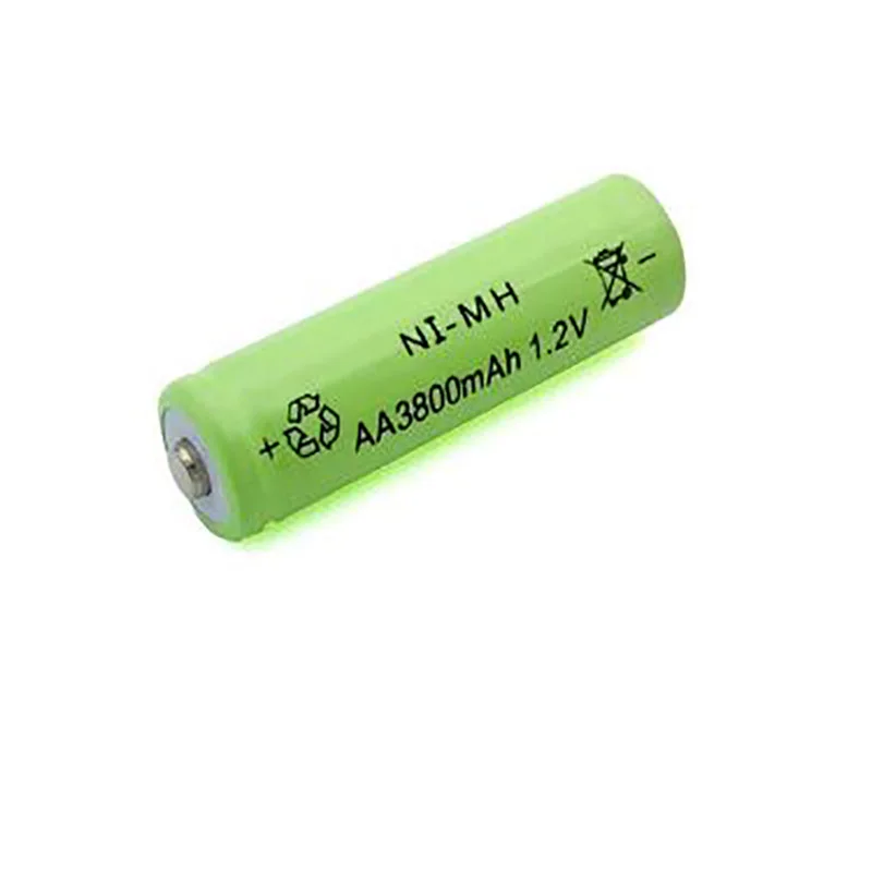 GTF 1,2 V Ni-NH AA перезаряжаемая 3800 mAh 2A нейтральная AA Аккумуляторная батарея для светодиодный фонарик