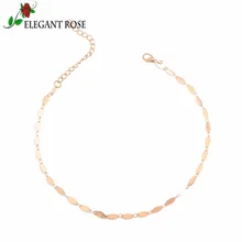 ElegantRose Statement Gold Color Oval Metal Colar Choker Necklace For Wonder Women Wedding Accessory 2017 NR4060
