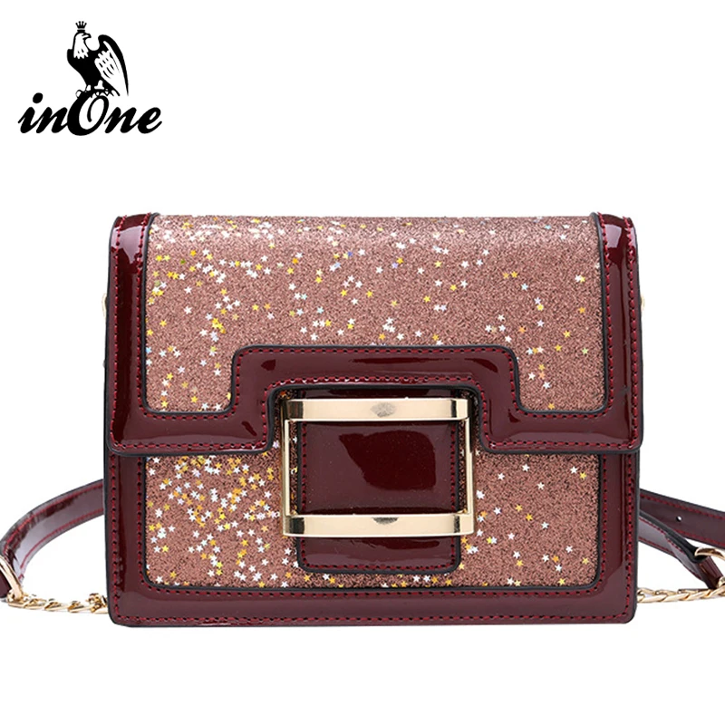 

Shiny Star Sequins PU Leather Ladies Messenger Shoulder Crossbody Bags for Women 2018 Bolsa Feminina Cymka Bag Purses Handbags