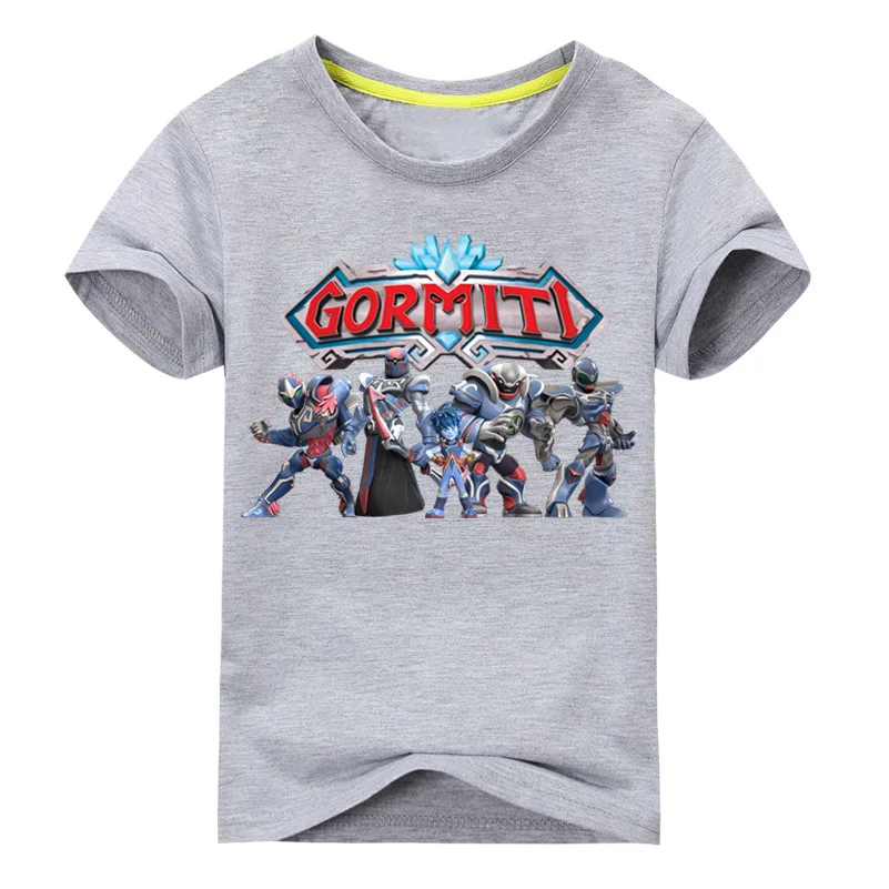 Gormiti/футболки игровые футболки для мальчиков и девочек Детские футболки с забавным 3D принтом с героями мультфильмов детские футболки, костюм DX185