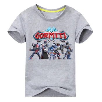 

Boys Girls Gormiti Game T-shirts Clothes Children Cartoon 3D Funny Print Tshirts Clothing Kids T Shirts Tee Top Costume DX185