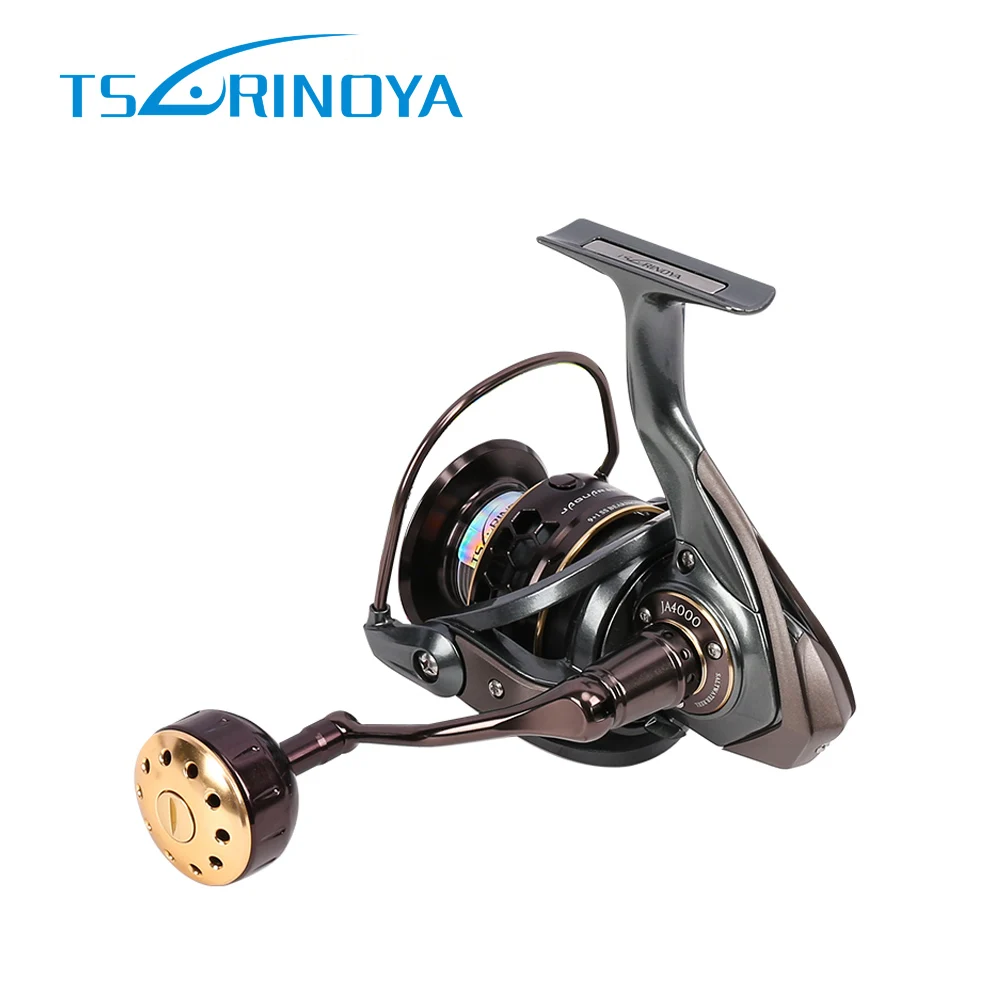 

Tsurinoya Jaguar 4000 Spinning Fishing Reel Double Spool 5.2:1 9+1BB Stainless Steel Fishing Reel for Saltwater Max Darg 7KG