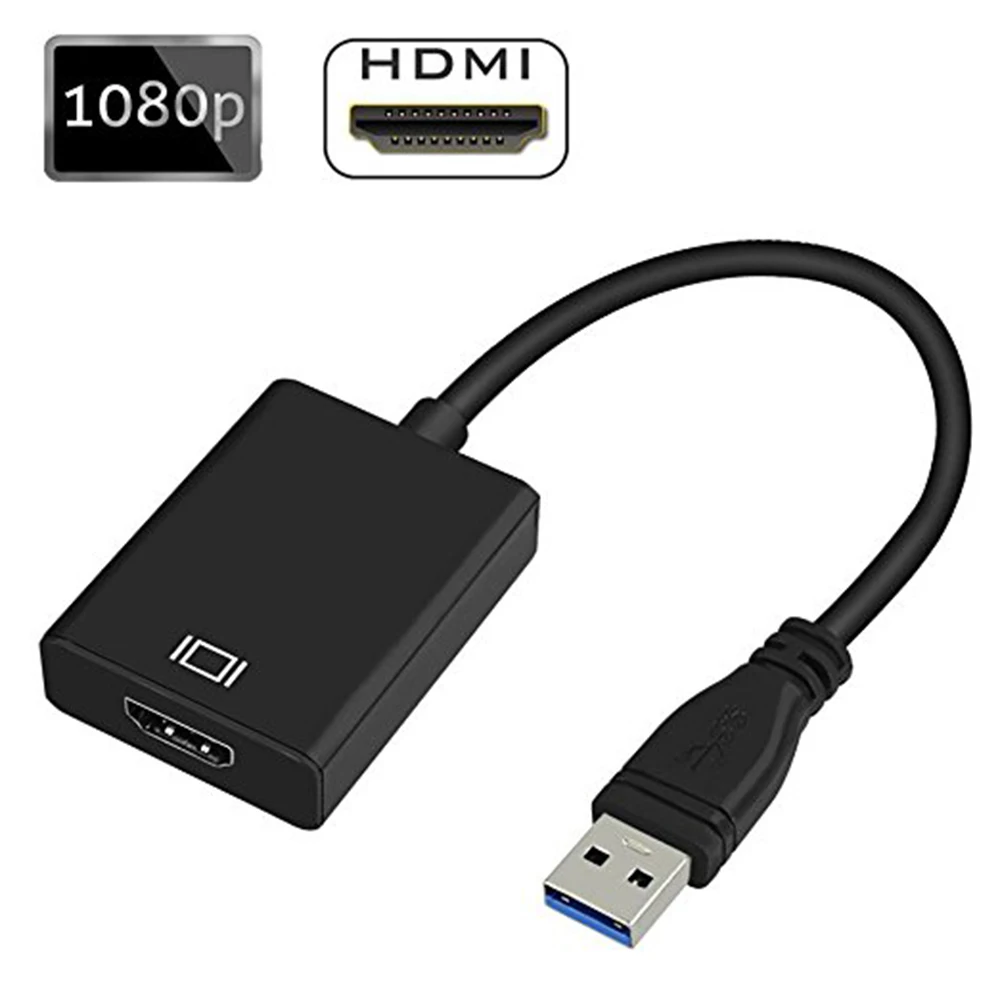 High Quality USB 3.0 To HDMI HD Digital 1080P Audio Video Adaptor Converter Cable For PC Windows
