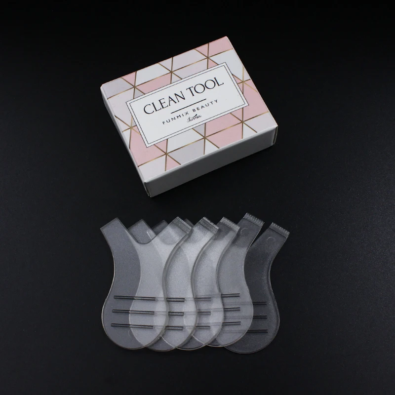 

Y Shape Mini Disposable Eyelash Clean Up Brush Makeup Mascara Tools 2 different Cleaning Heads Plastic Soft Brush 5pcs
