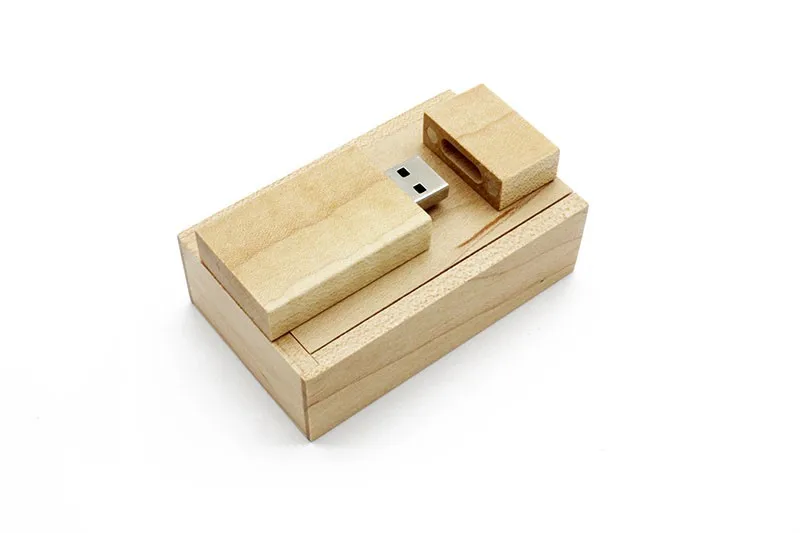 16gb usb stick JASTER USB 3.0 Wooden usb+wood BOX usb flash drive pendrive 4GB 8GB 16GB 32GB 64GB wedding Photography gift free custom logo usb c drive