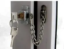gate window door rolling shutter chain mini lock child home safety