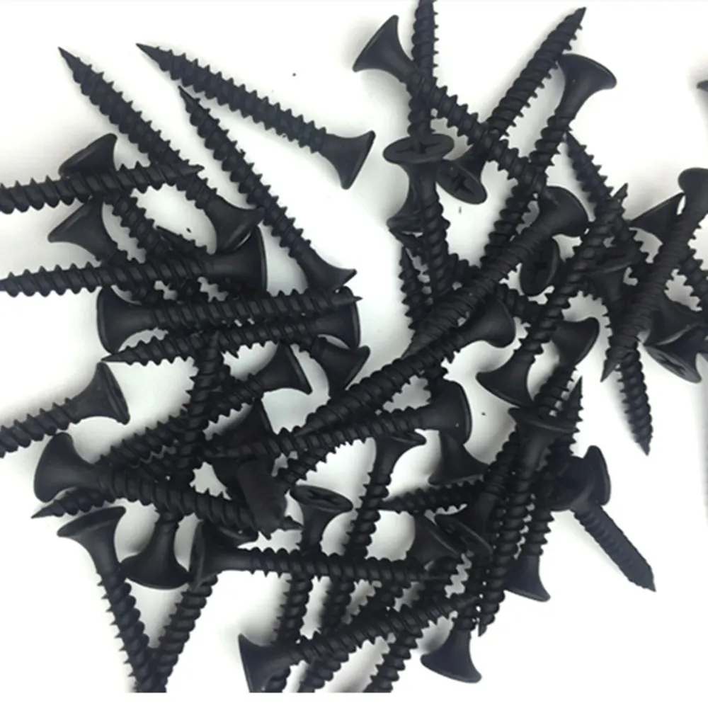 

50pcs/lot cross countersunk head plus hard self tapping screw, M3.5 gypsum board screw drywall screw wallboard wood screw
