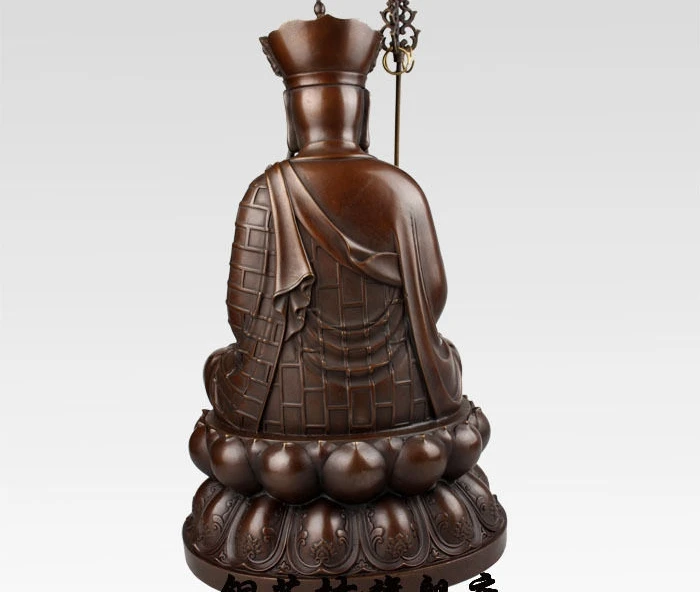 Zm 17 &quotкитайский Тибетский Бронзовый Lotus Ksitigarbha Bodhisattva статуэтка Будды из