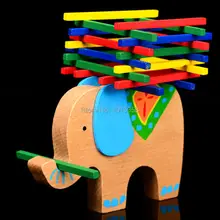 Exempt postage, Germany color bar game, children's ability, the elephant balance, color sticks the balance beam
