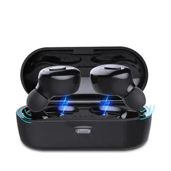 

HobbyLane 1 Pair XG15 Earphone Stereo Mini TWS Wireless Bluetooth Sports Earphone In-ear Stereo Earphones with Charge Box d20