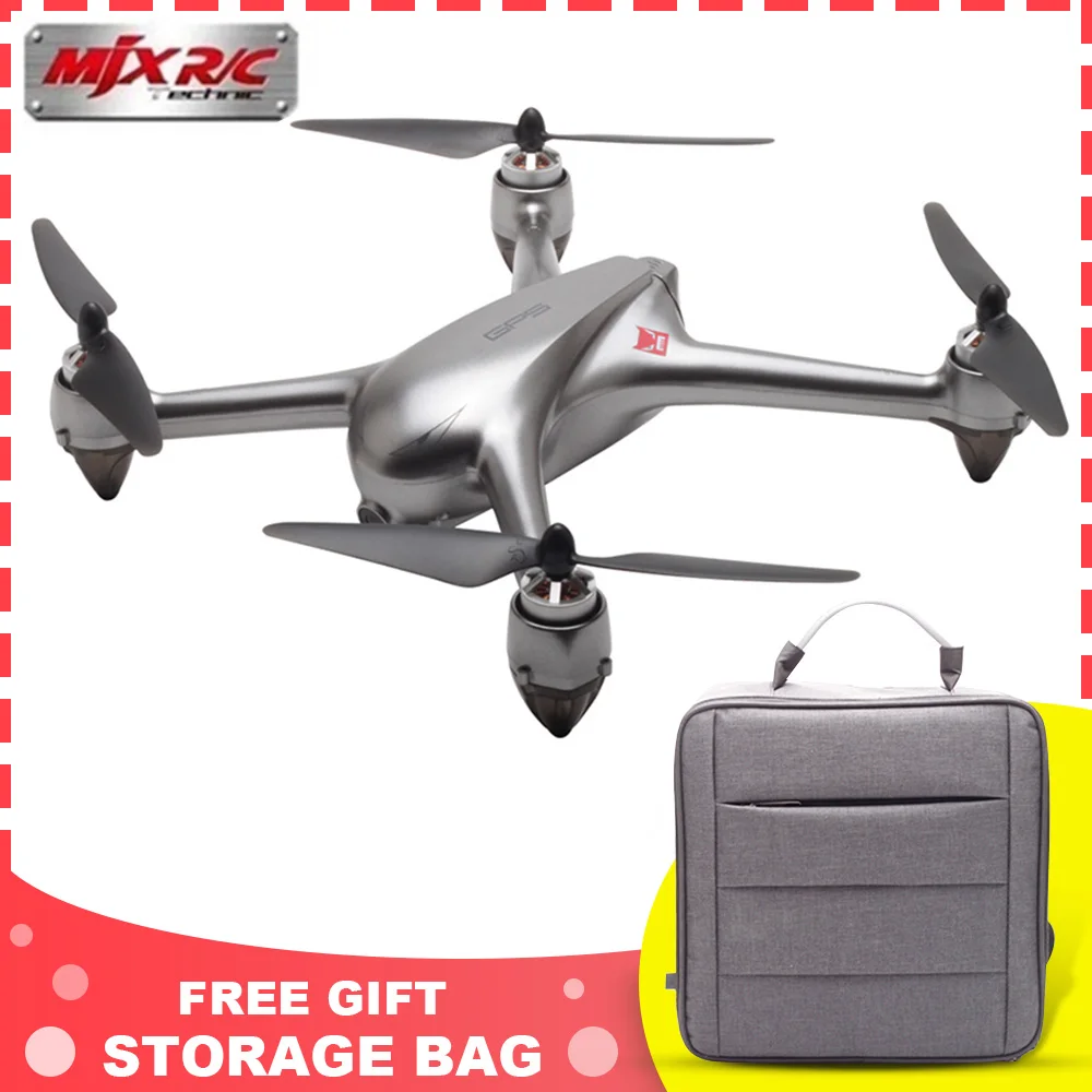 

MJX B2SE 5G RC Drone WiFi FPV 1080P Camera GPS Positioning Brushless Altitude Hold RC Quadcopter Follow One Key 3 Battery 1 Bag
