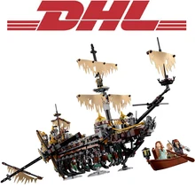 2017 New 10680 2344Pcs Pirate Ship Series The Slient Mary Model Building Kits Blocks Bricks Toys For Children Compatible 71042