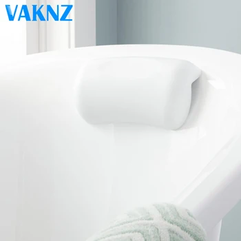 

Genuine Vaknz Bathroom Pillow Bathtub Pillow Waterproof Bath Pillows Comfortable Bathtub Headrest With Suction cup