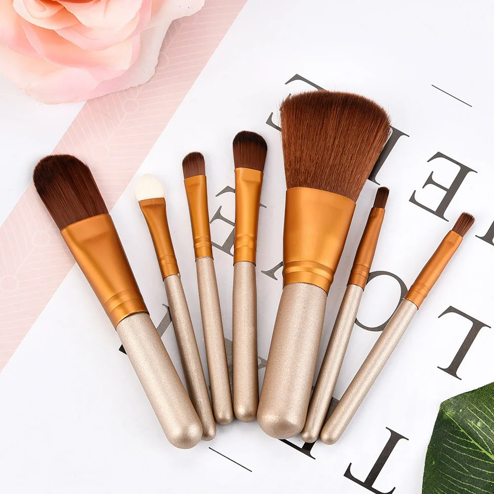 Pinceau maquillage модные роскошные 7 шт. женские косметические Профессиональные кисти