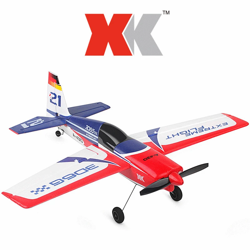 Orginal XK A430 Drone 2.4G 8CH 3D6G System Brushless Motor RC Airplane Compatible Futaba RTF Outdoor Toys Remote Control Plane