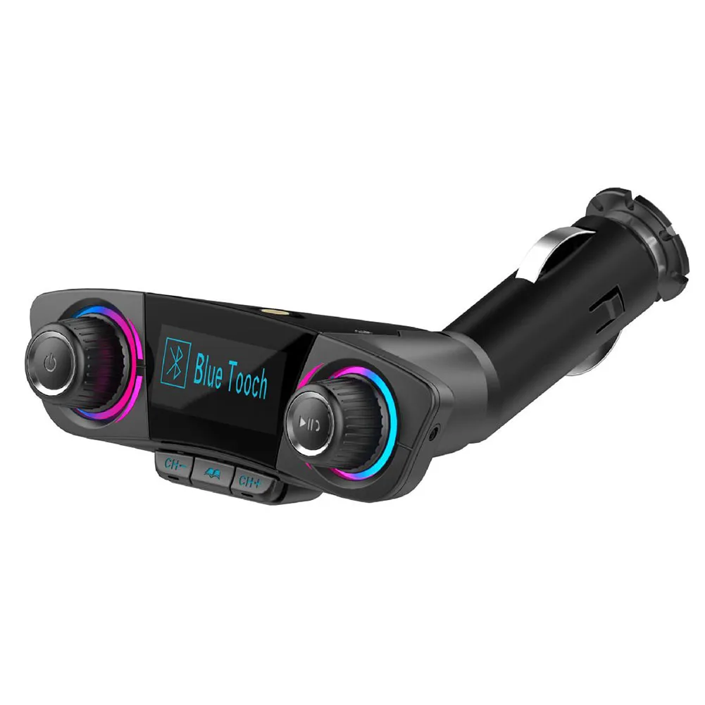 

Kit MP3 Player Car Audio FM Transmitter Smart Charge Bluetooth Charger Modulator Dual USB Handsfree BT06