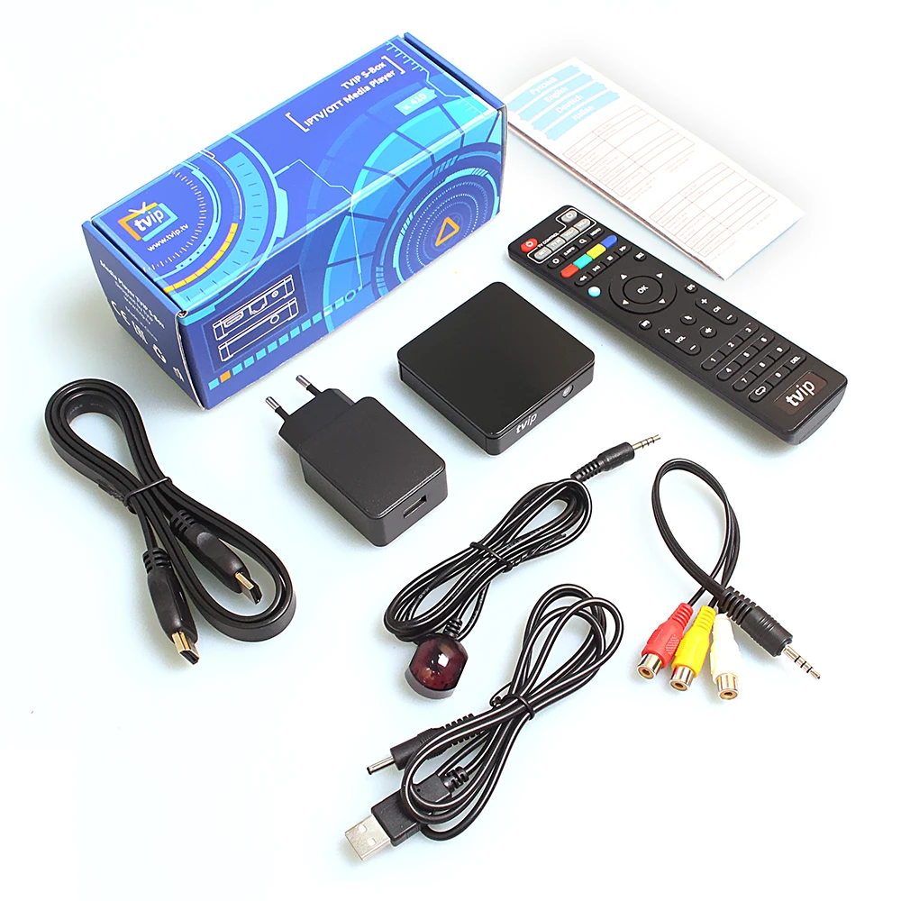 TVIP 412 немецкий IPTV Box Linux и Android Dual OS 2,4G WiFi Италия Albania Европа EX-YU Польша взрослый IPTV Live+ VOD медиаплеер