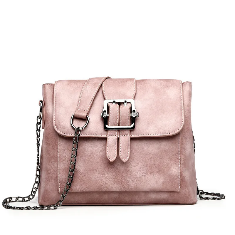 

2018 Crossbody Bags For Women Leather Handbags Luxury Handbags Women Bags Designer Oil Wax Chain Shoulder Bag Sac A Main