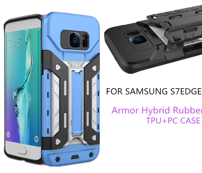 For Samsung S7 S7edge/G9350 Robot Armor Hybrid Phone Case Shockproof Silicone Slim Hard Back Cover TPU+PC case |