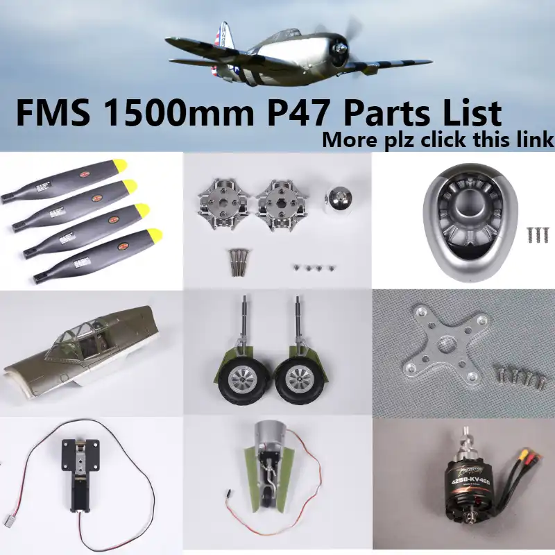 yellow bee rc plane parts