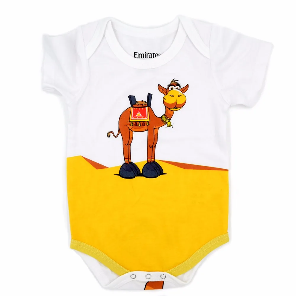 Emirates camel newborn baby clothes girl boy romper pyjamas kids trolls