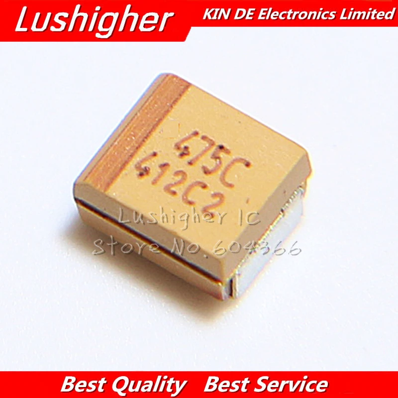 

10pcs B Type 3528 4.7uF 16V 475 475C SMD 10% accuracy tantalum capacitor free shipping
