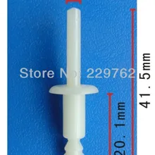 100 шт Авто Крепеж Пластиковые заклепки Пластиковые крепежи для автомобиля автомобильные зажимы и Fastner крепятся для автомобиля