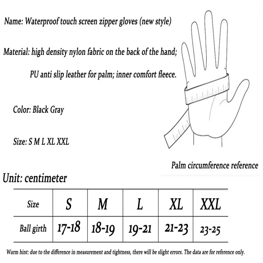 2019 new bicycle gloves full finger Bike Gloves Winter Thermal Warm Full Finger Cycling Glove Screen Cycling gloves  40MA7 (33)