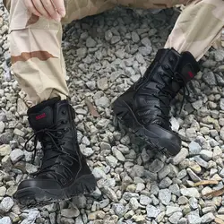 Зимние мужские военные ботинки высокого качества спецназ тактические дезерты армейские ботильоны армейские рабочие ботинки сохраняющие