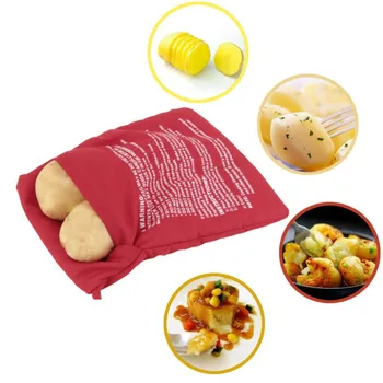 

1PC Microwave Potato Bag Baking Potatoes Cooking Bag Washable Bag Baked Potatoes Rice Pocket Easy To Cook Kitchen Gadgets LIXYMO