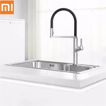 

Original Xiaomi Mijia dabai Bathroom Basin Faucet Single Lever Handle Mixer Tap With Pull Down Sprayer 2 Spray Mode