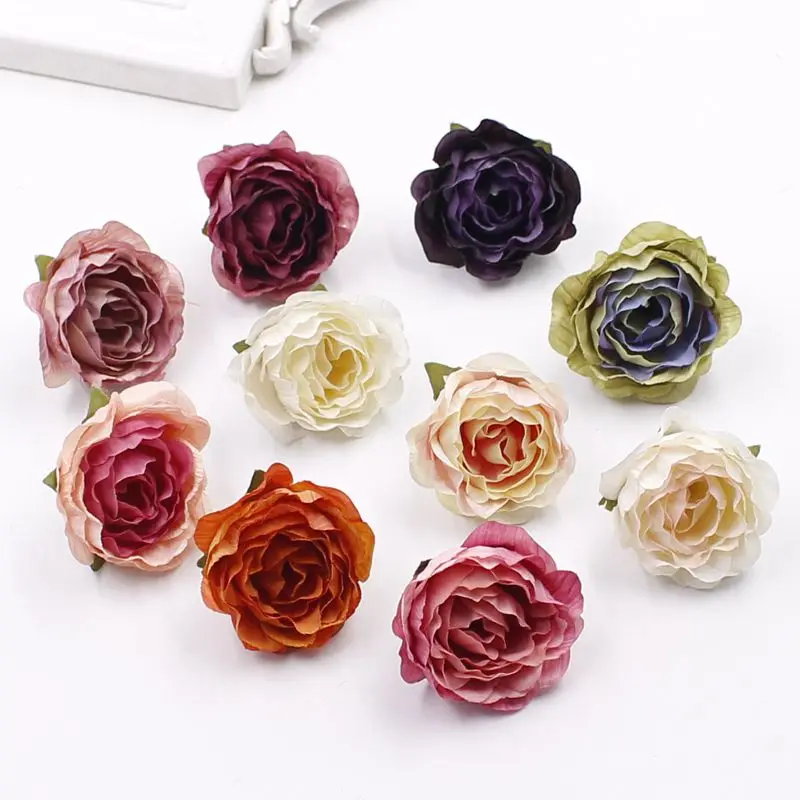 

10pcs Daisy Filigree Artificial Chrysanthemum DIY Bouquet Home Wedding Party Decoration Fake Flower