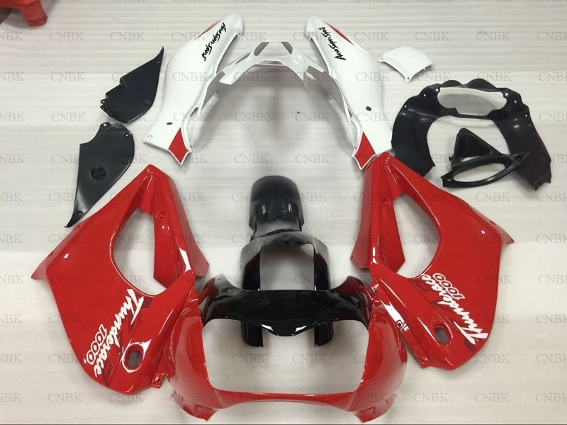 Обтекатели для Thunderace 1997 - 2007 YZF 1000R 98 99 красные белые пластиковые YAMAHA YZF1000R 06 07