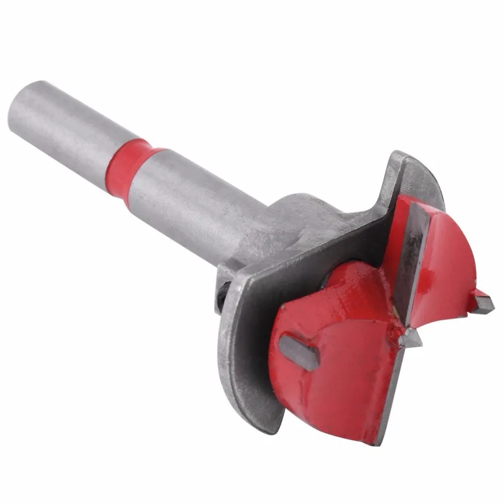 

35mm Carbide Drill Bit Woodworking Tipped Hinge Cutter Wood Positioning Reamer With Guide