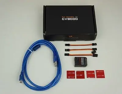 

GV8000 V2 3 Axis Gyro Flybarless System 5.3.4pro For RC Helicopter