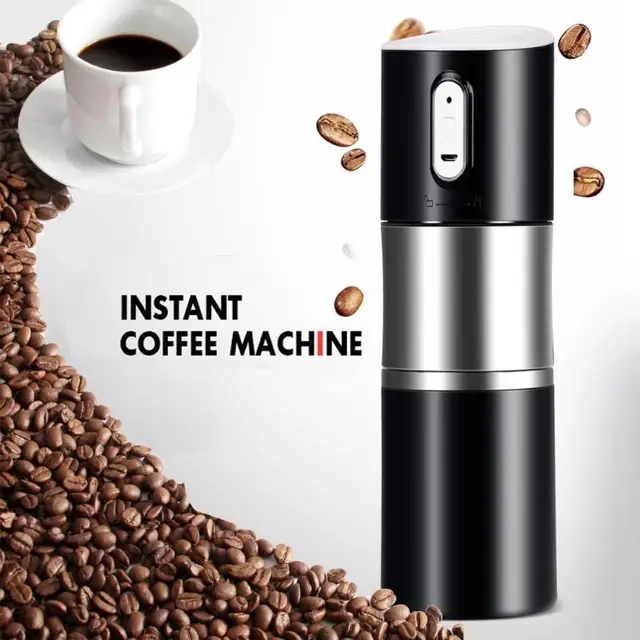 Stainless Steel Coffee Machine Automatic Electric Coffee Maker Portable