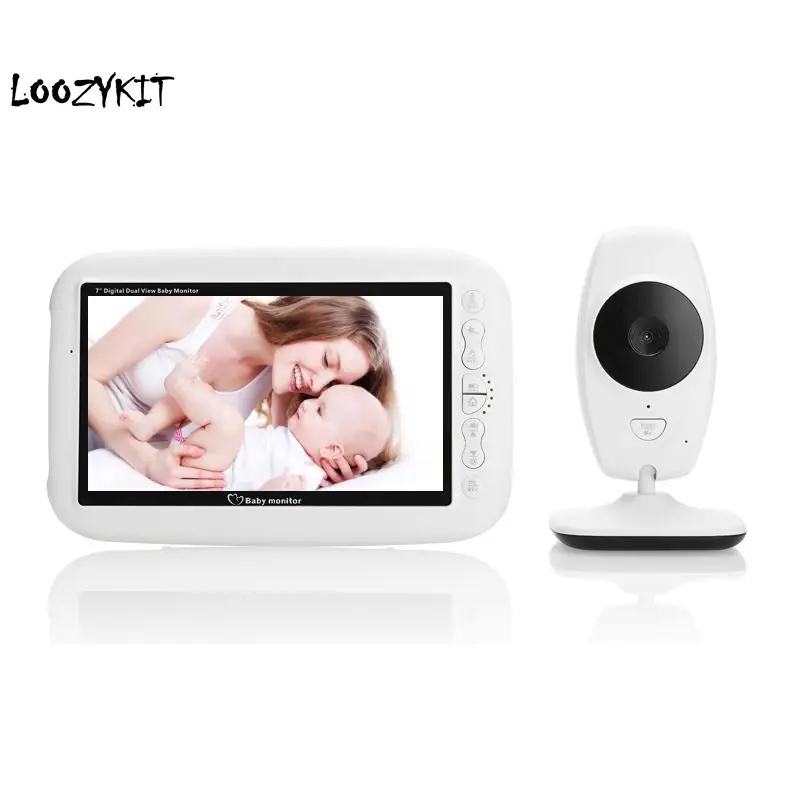 7.0 inch Baby Camera Monitor IR Night Vision Intercom 4 Lullabies Temperature Monitor Babyphone Video Baby Sleeping Monitor
7.0 inch Baby Camera Monitor IR Night Vision Intercom 4 Lullabies Temperature Monitor Babyphone Video Baby Sleeping Monitor
