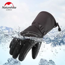 NatureHike новые лыжные перчатки мужские велосипедные перчатки для верховой езды мотоциклетные Mtb велосипедные перчатки для женщин спорта на открытом воздухе Windstopper полный палец